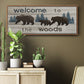 Bears Welcome - Floater Framed Canvas Print