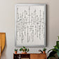Vertical Arrangement II - Modern Framed Canvas Print