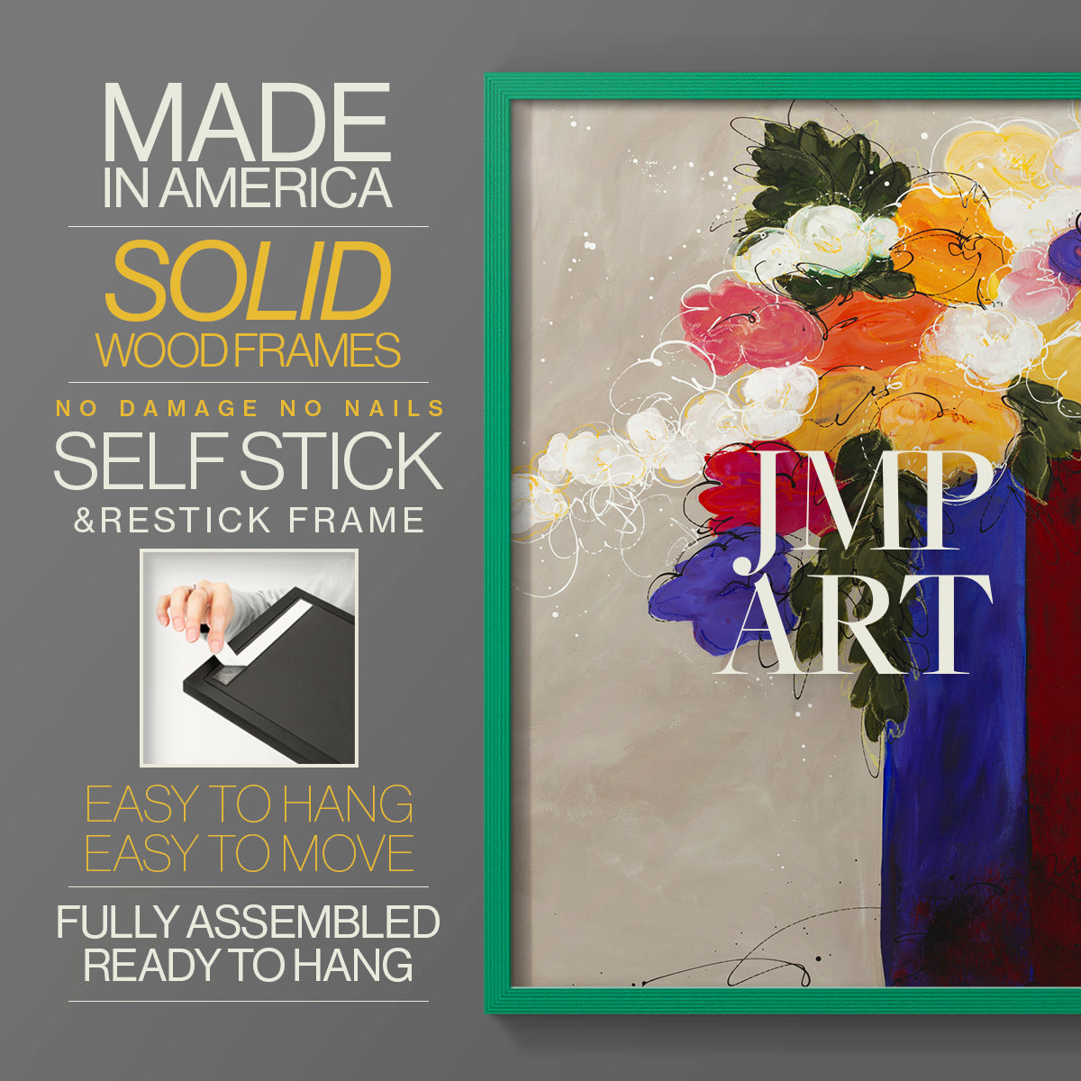 For Me - Restickable Framed Art Print
