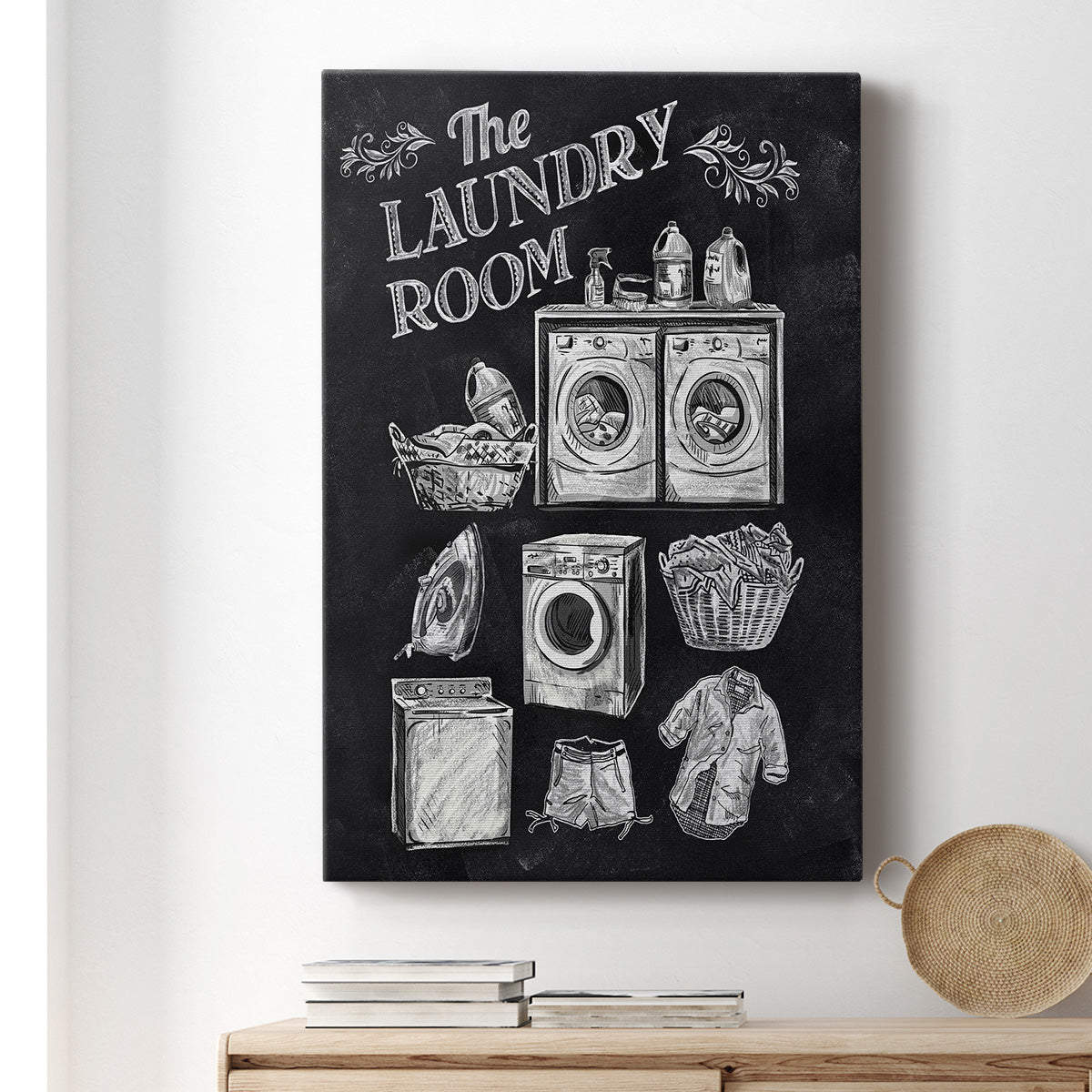 Laundry Room Premium Gallery Wrapped Canvas - Ready to Hang