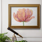 Single Pink Bloom I Premium Framed Canvas- Ready to Hang