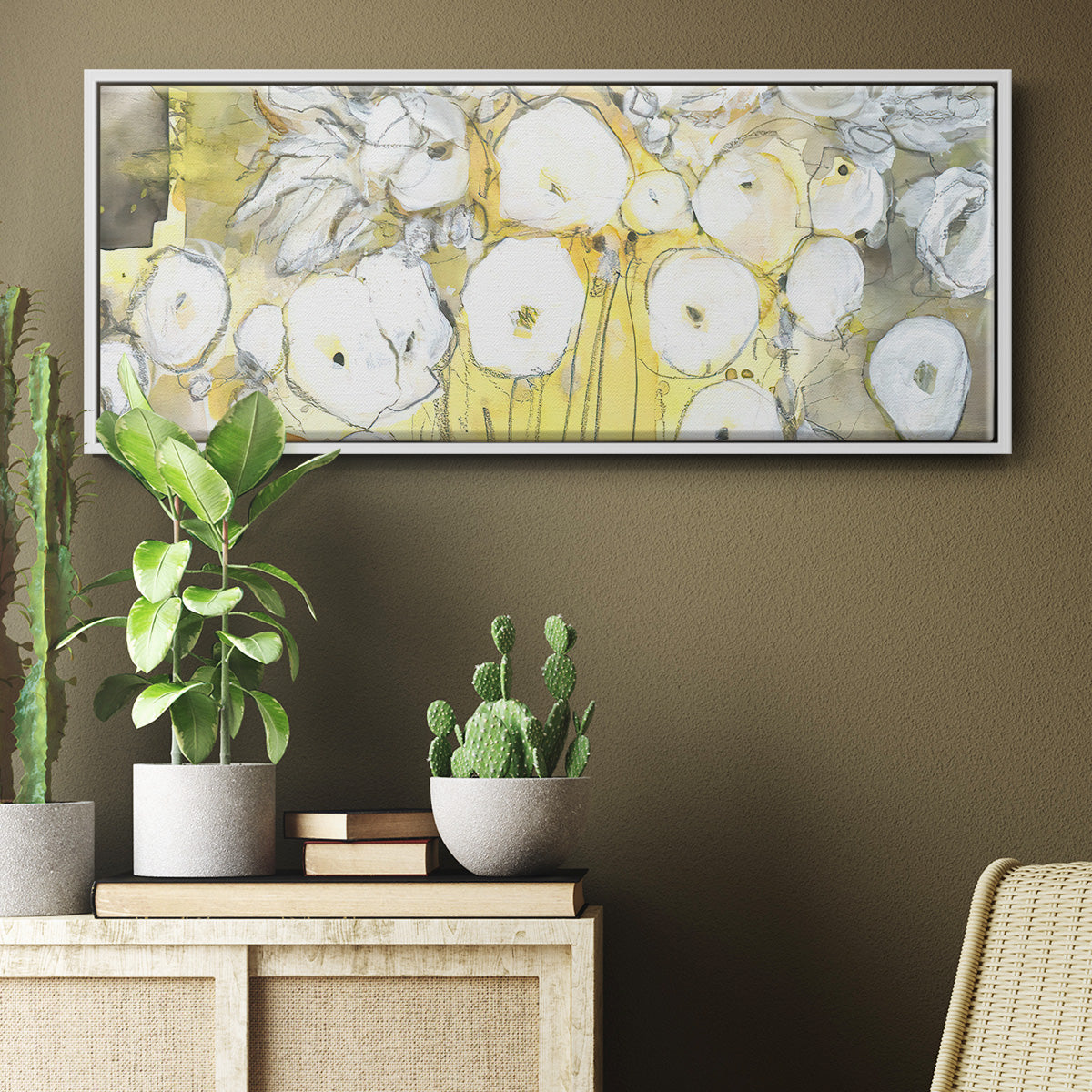 Heirloom Treasure II - Floater Framed Canvas Print