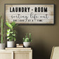 Laundry Room - Floater Framed Canvas Print