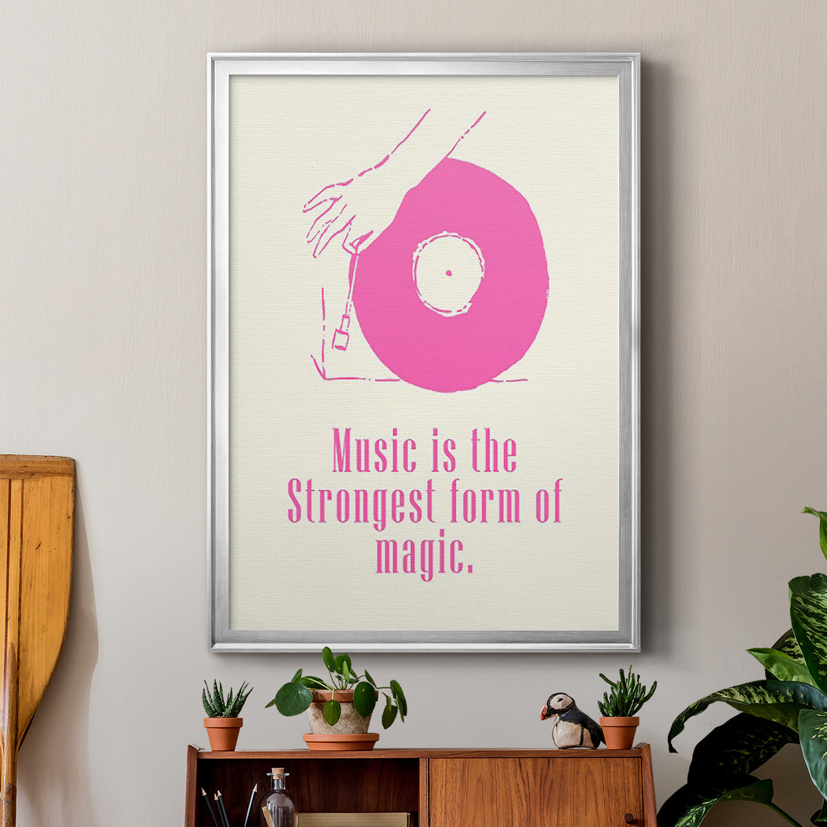 Sweet Melody IV - Modern Framed Canvas Print