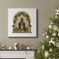 Christmas Des - Christmas Kennel-Premium Gallery Wrapped Canvas - Ready to Hang