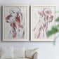 Sitting Dog III - Premium Framed Canvas 2 Piece Set - Ready to Hang