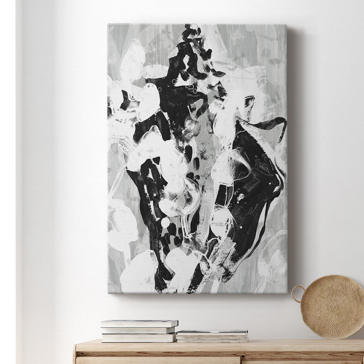 Ocean Inkblot I - Canvas Art Print