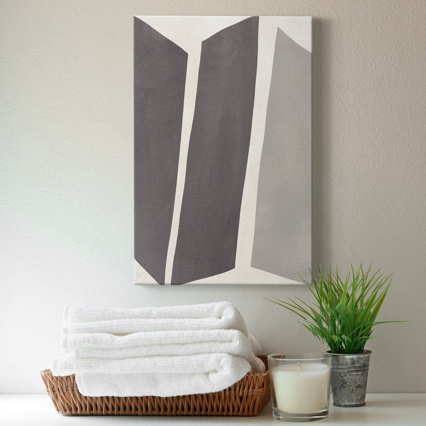 Colorblock Artifact I Premium Gallery Wrapped Canvas - Ready to Hang