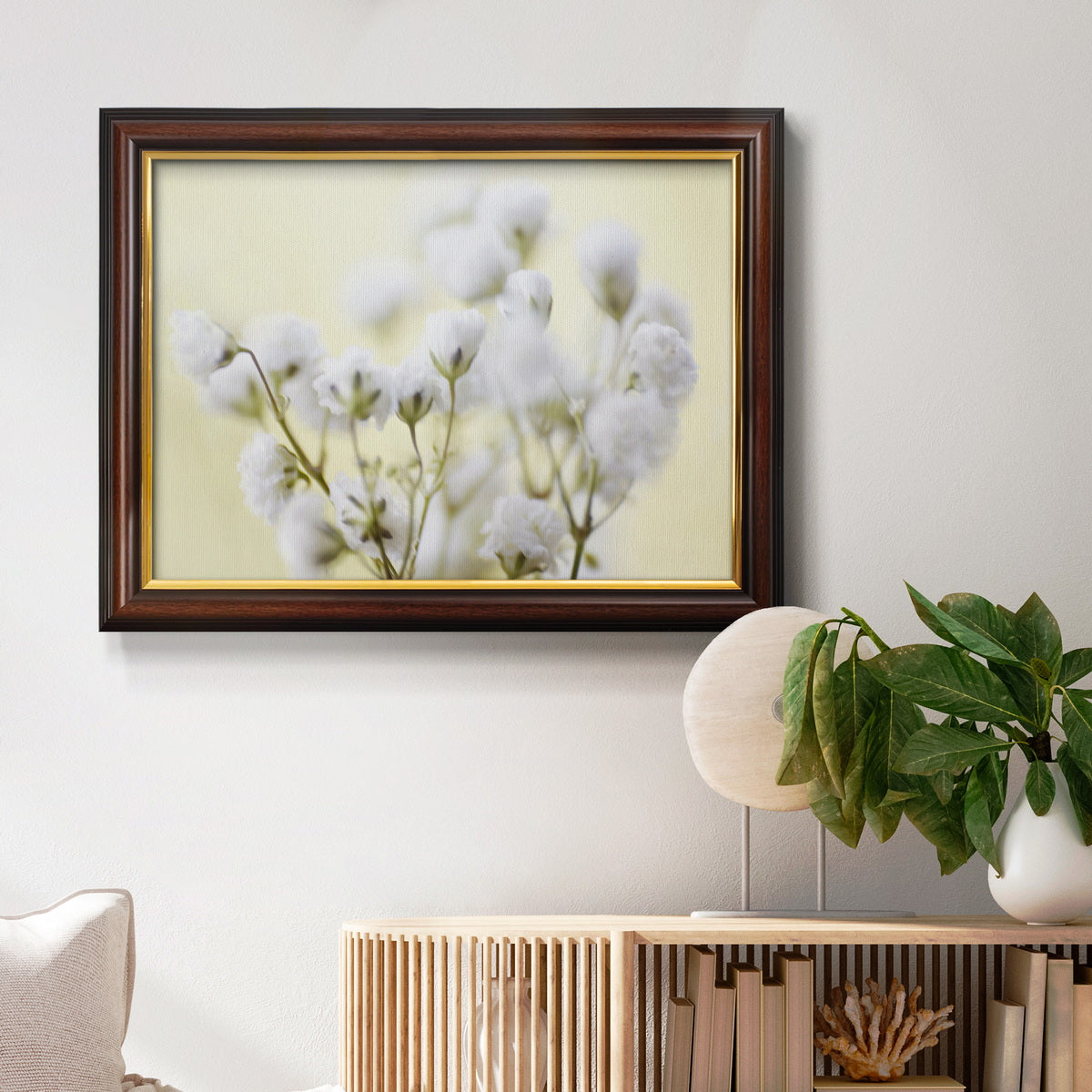 Baby's Breath Study IV Premium Framed Canvas- Ready to Hang