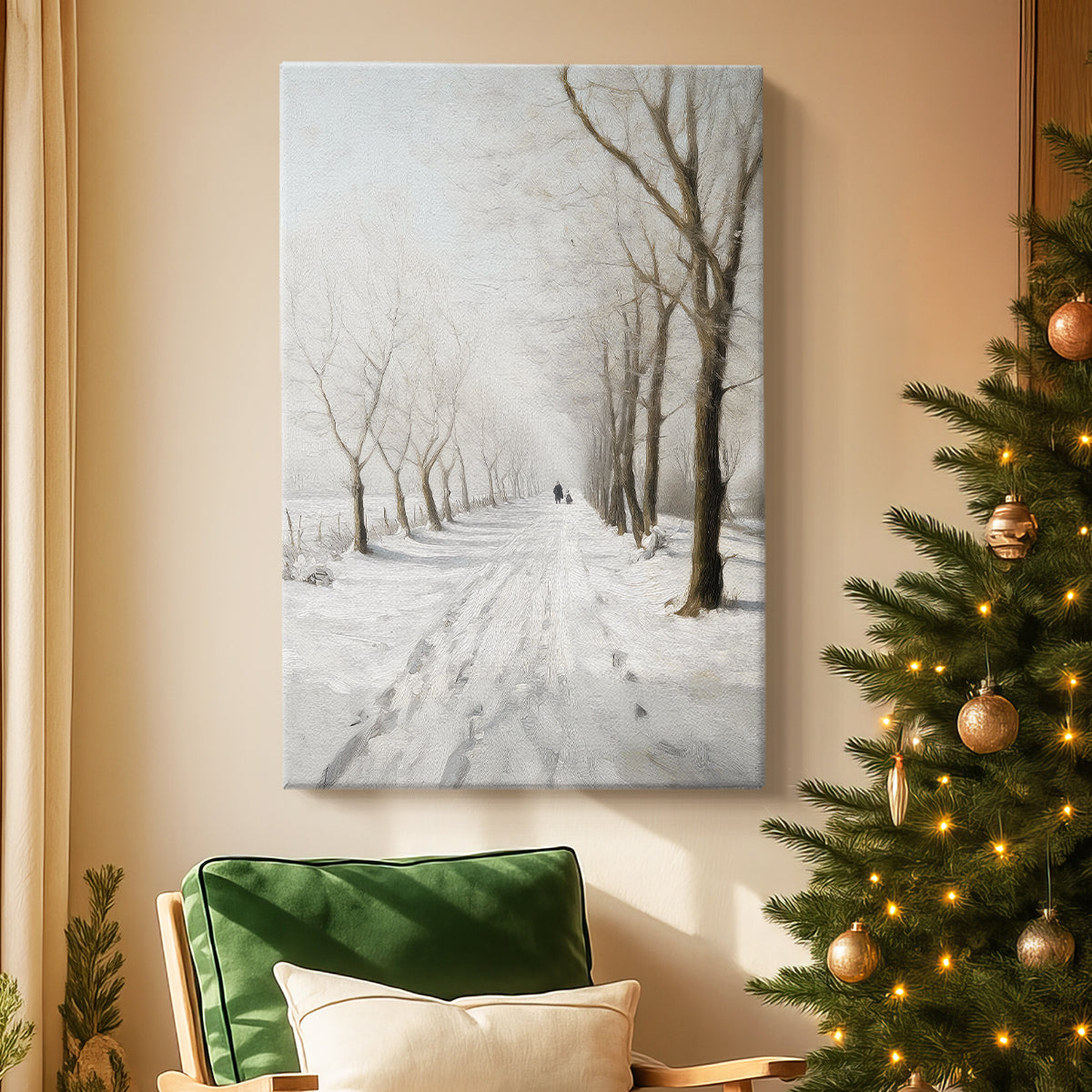 Frostlit Blessing of Midwinter - Canvas Art Print