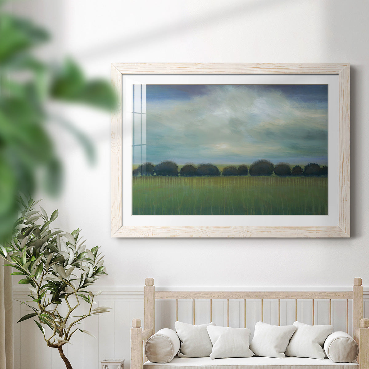 Greener Pastures - Barnwood Framed Art Print