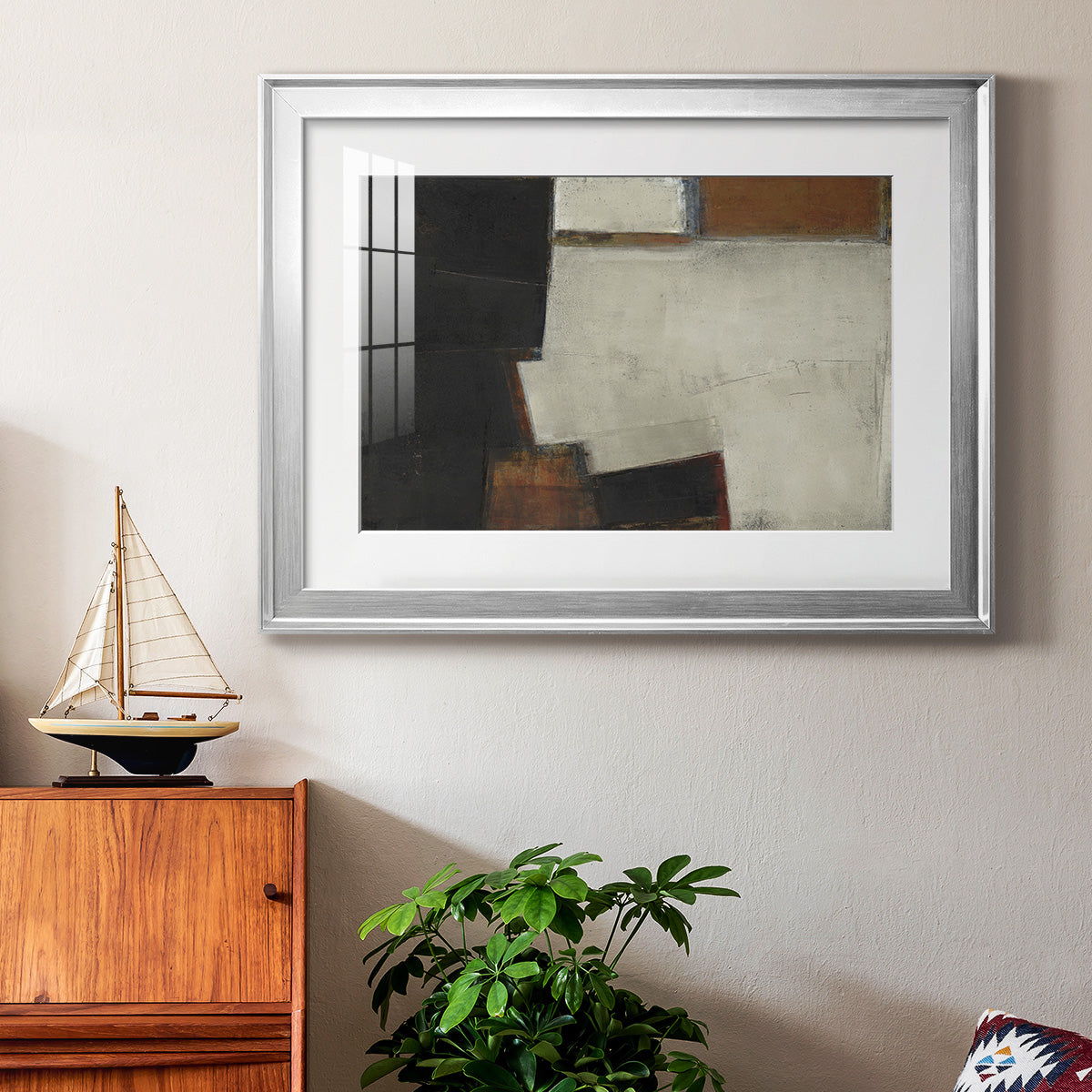 Our Way to Fall - Modern Framed Art Print