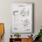 Toilet Paper Patent III - Modern Framed Canvas Print