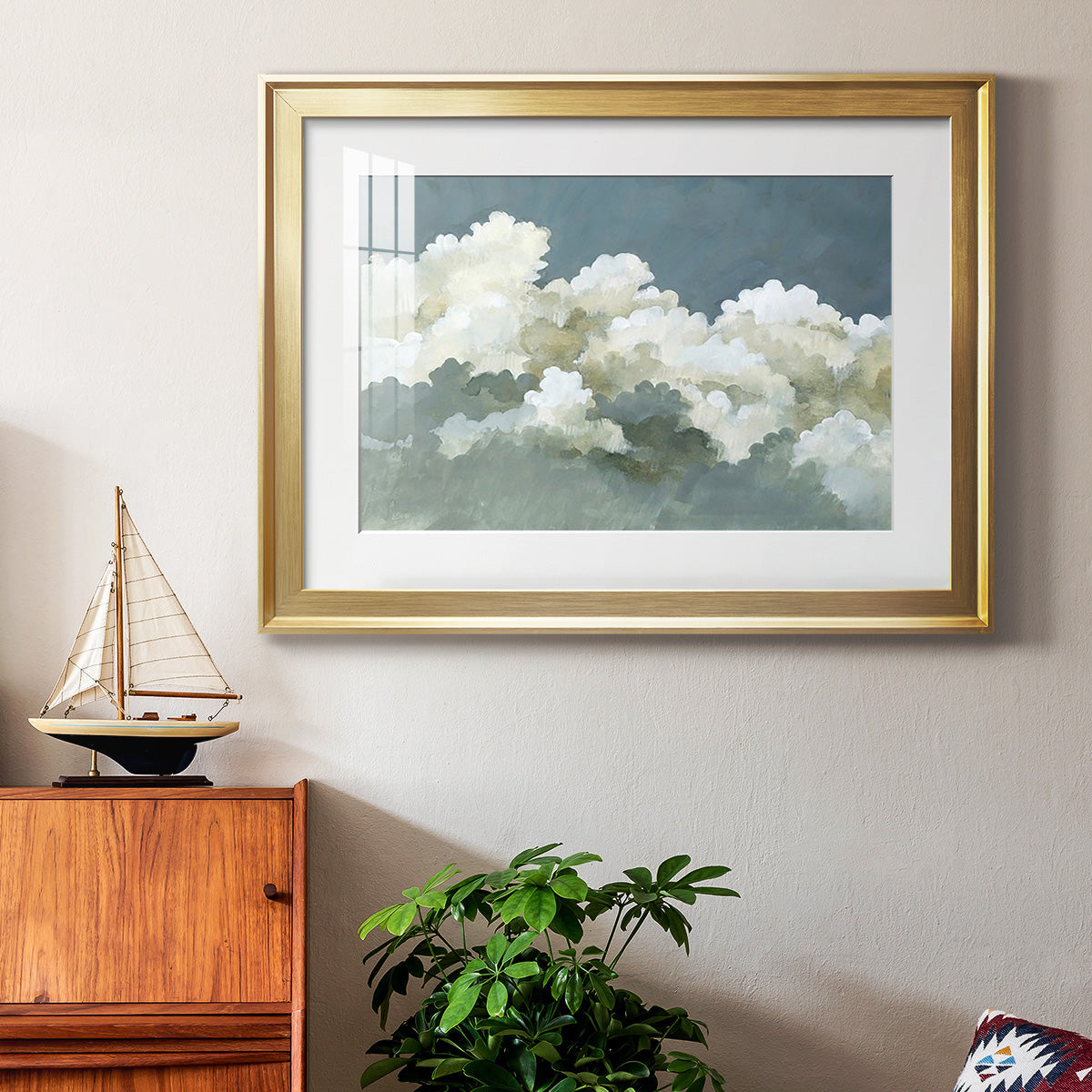 Big Clouds III Premium Framed Print - Ready to Hang