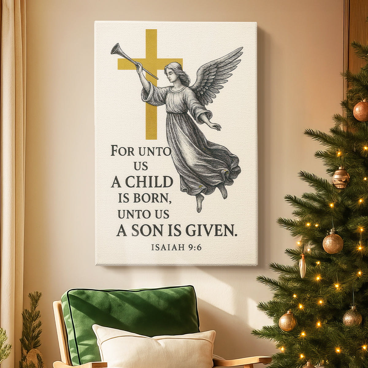 Sugar Blessing of Candle - Canvas Art Print