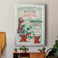 Bright Christmas Carnival - Modern Framed Canvas Print