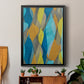 Colorful Cascade I - Modern Framed Canvas Print