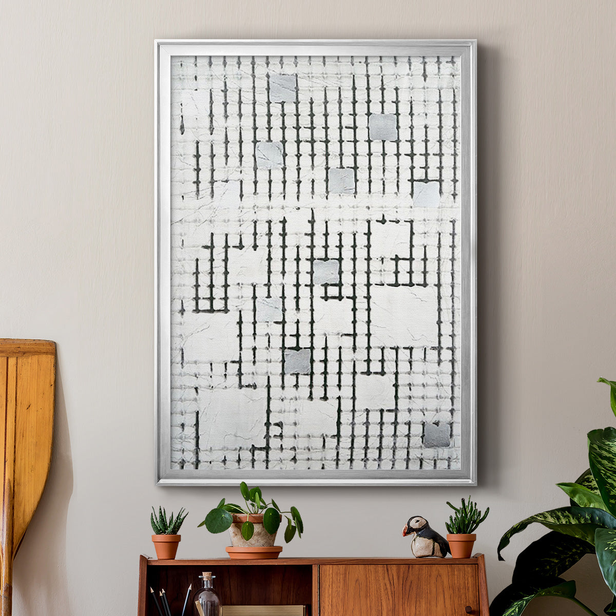 Gossamer II - Modern Framed Canvas Print