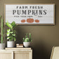Farm Fresh Pumpkins - Floater Framed Canvas Print