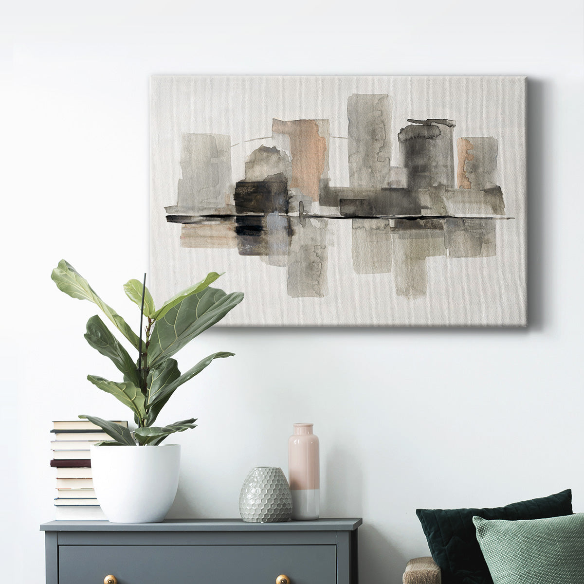 Urban Oasis II Premium Gallery Wrapped Canvas - Ready to Hang