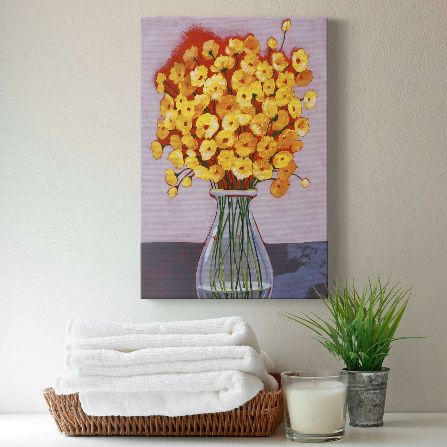 Daisy Bouquet II - Canvas Art Print