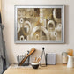 Neutral Motion - Modern Framed Canvas Print