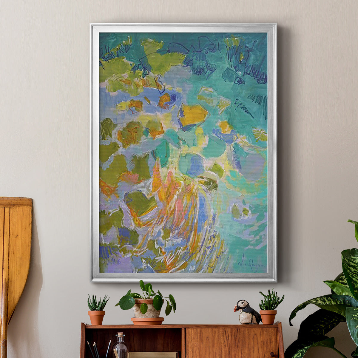 Lift Me Fly Me - Modern Framed Canvas Print