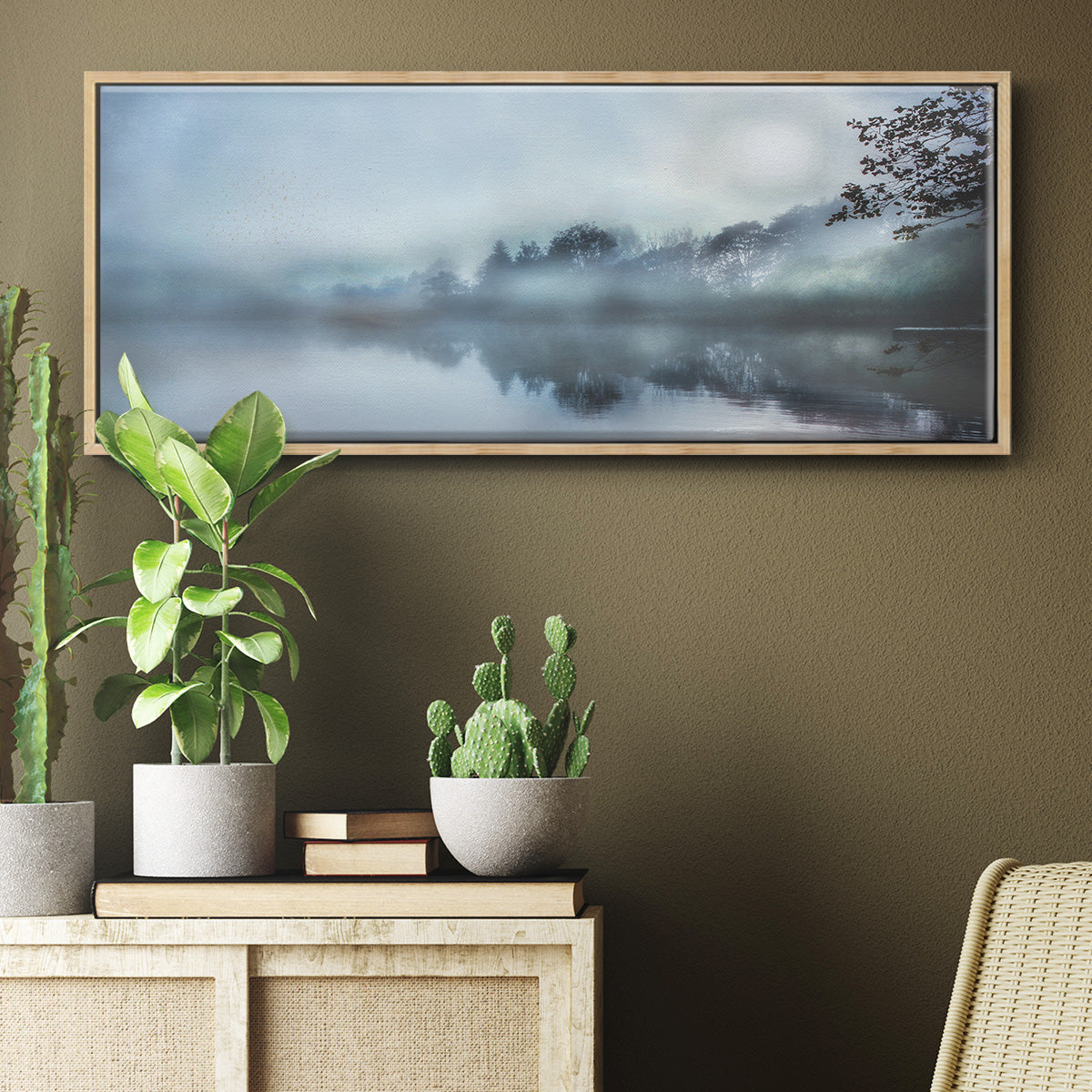 Morning Wonders - Floater Framed Canvas Print