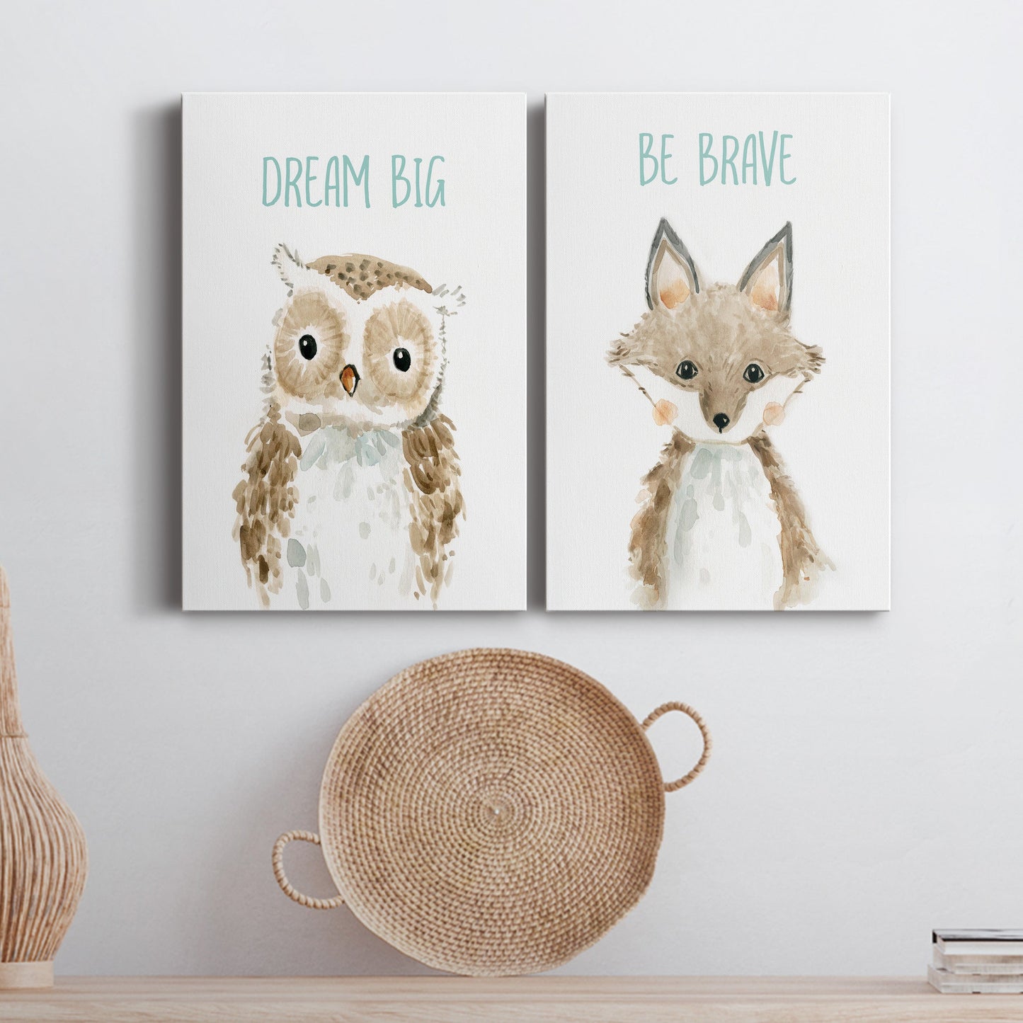 Dream Big Owl Premium Gallery Wrapped Canvas - Ready to Hang