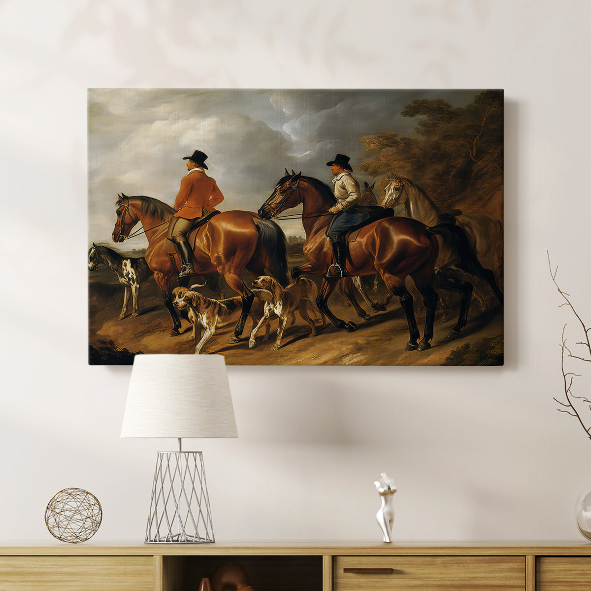 Vintage Hunt LXXIX - Canvas Art Print