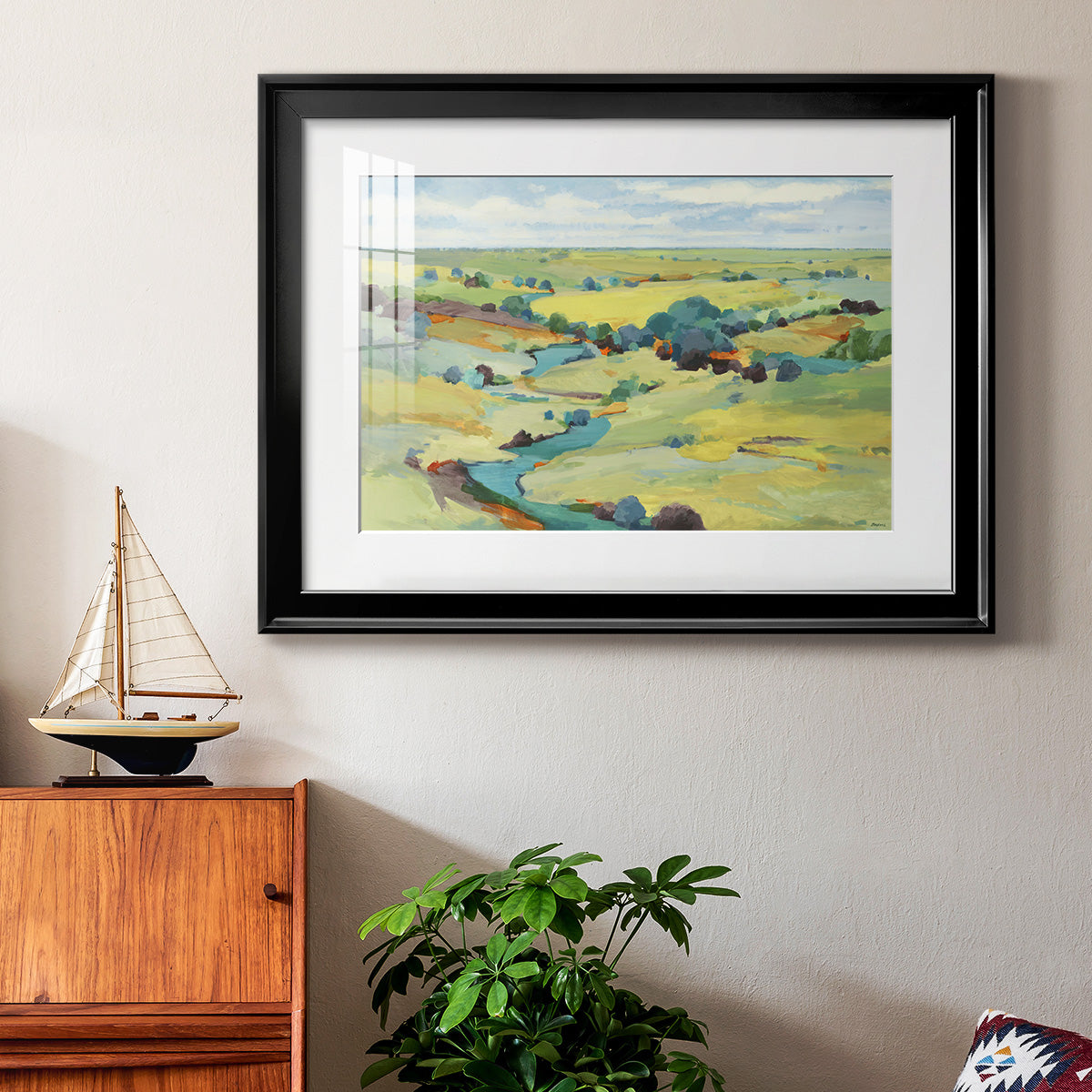 Idyll Sweep Premium Framed Print - Ready to Hang