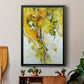 Golden Foliage II - Modern Framed Canvas Print