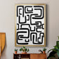 Shuffle II - Modern Framed Canvas Print