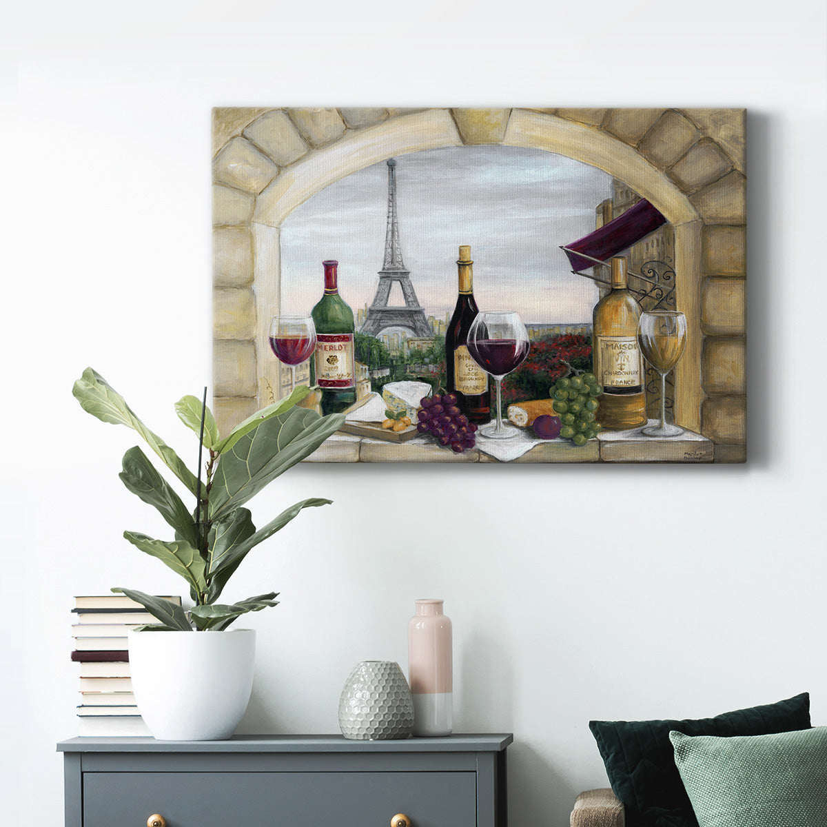 Paris Delight Premium Gallery Wrapped Canvas - Ready to Hang