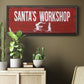 Santa's Workshop - Floater Framed Canvas Print