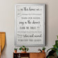 In This Bathroom - Modern Framed Canvas Print