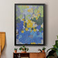 Lake Como Garden - Modern Framed Canvas Print