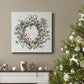 Holly Farmhouse Wreath I-Premium Gallery Wrapped Canvas - Ready to Hang