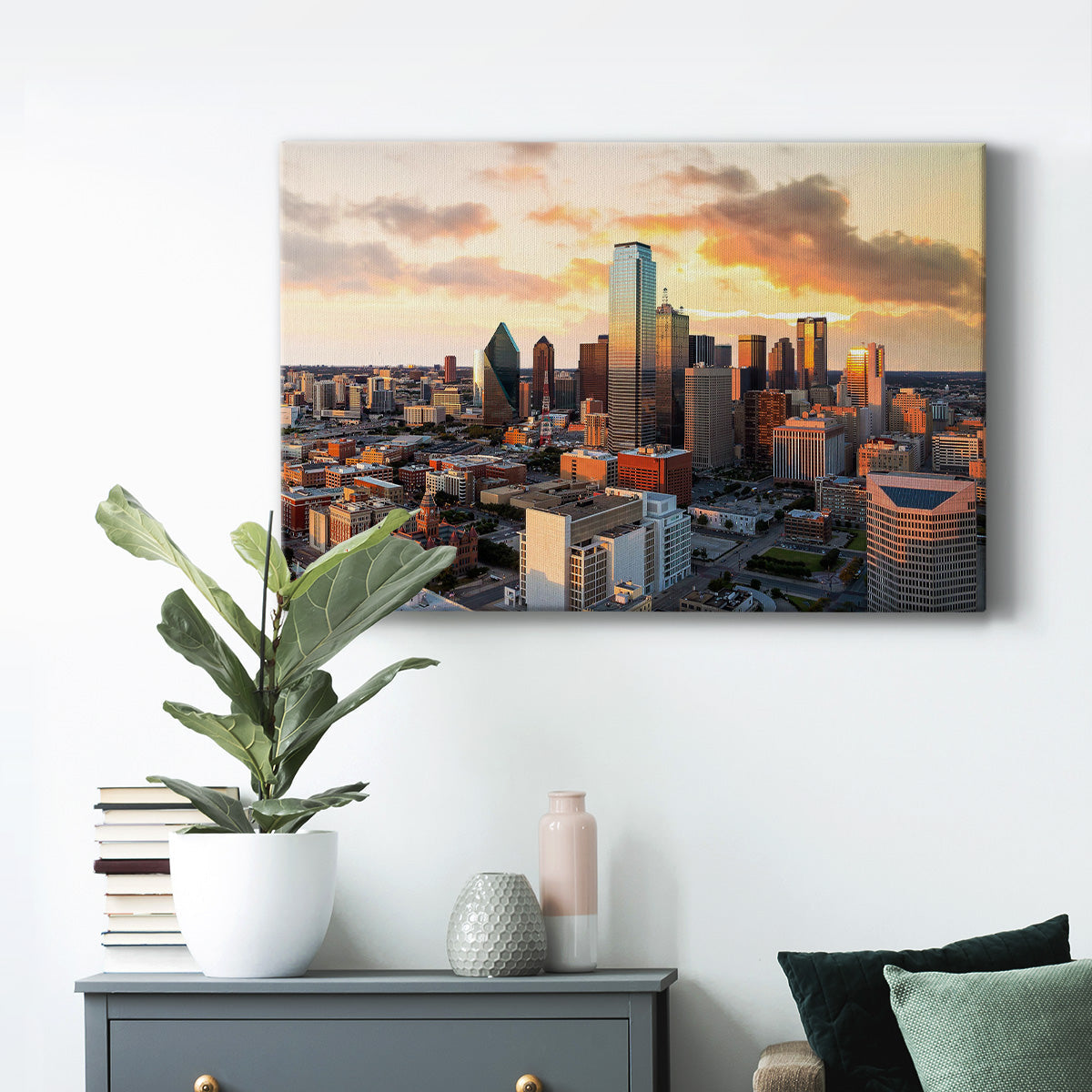 Dallas, Texas Cityscape - Canvas Art Print