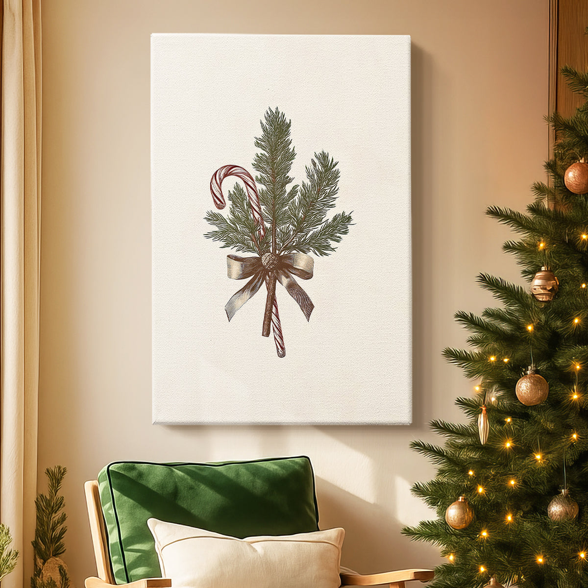 Twilight of Frostlit Whisper - Canvas Art Print