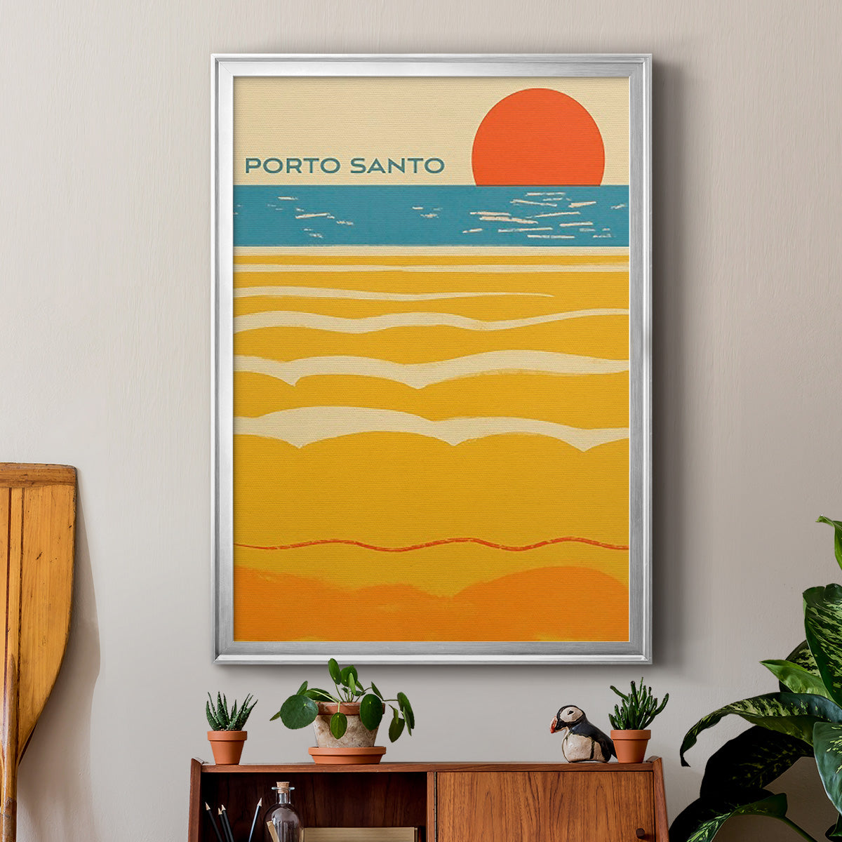 Summer Abroad I - Modern Framed Canvas Print