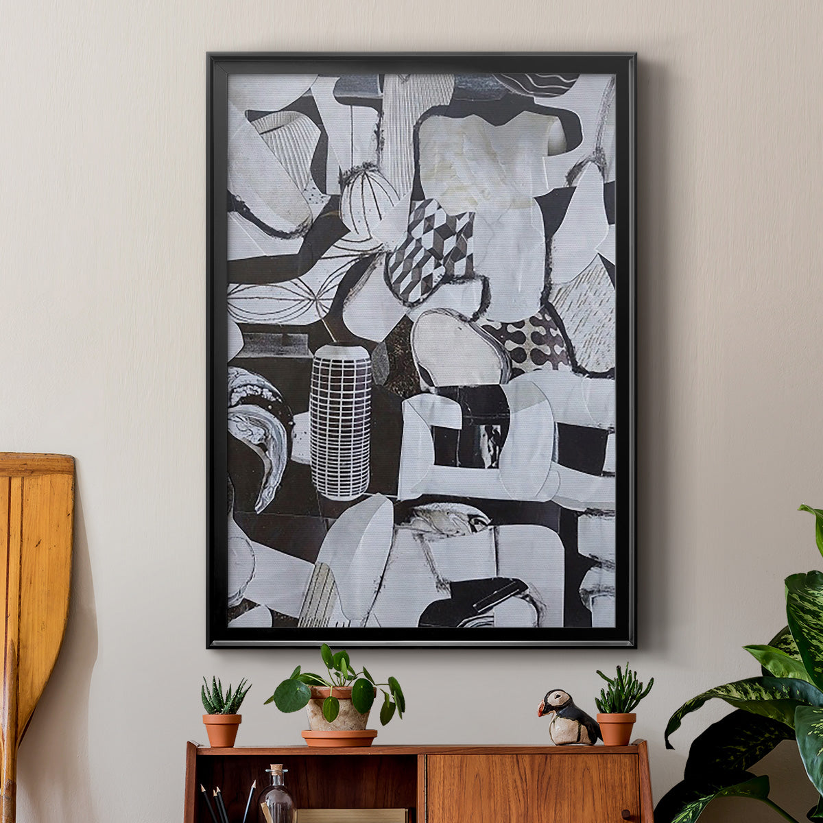 Beverlywood City Forms - Modern Framed Canvas Print