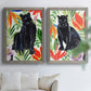 Panther's Paradise I - Premium Framed Canvas 2 Piece Set - Ready to Hang