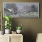 Snow at Argenteuil, 1874 - Floater Framed Canvas Print