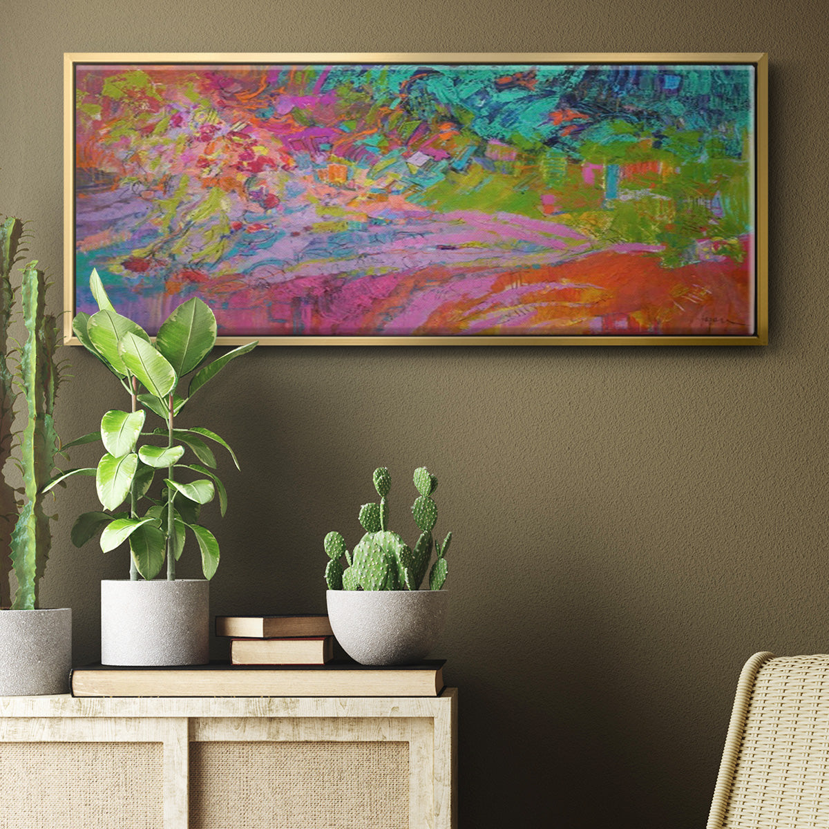 Passion Diva - Floater Framed Canvas Print