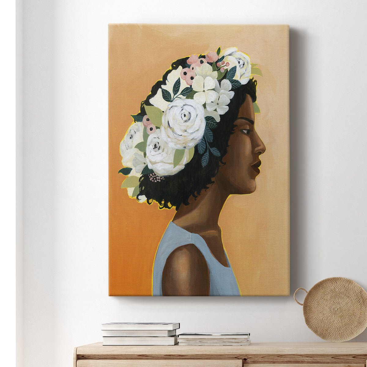 Modern Laurel I Premium Gallery Wrapped Canvas - Ready to Hang