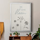 Let Love Bloom - Modern Framed Canvas Print