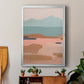 Desert Sunrise II - Modern Framed Canvas Print