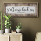 Y'all Come Back Now - Floater Framed Canvas Print