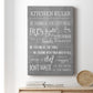 Neutral Kitchen Rules Premium Gallery Wrapped Canvas - Ready to Hang